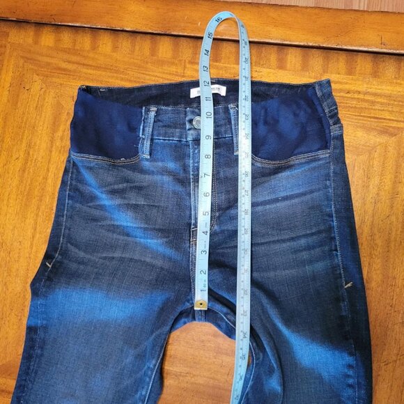 Good American Deep Wash Blue High Rise Skinny Jeans - Picture 11 of 11